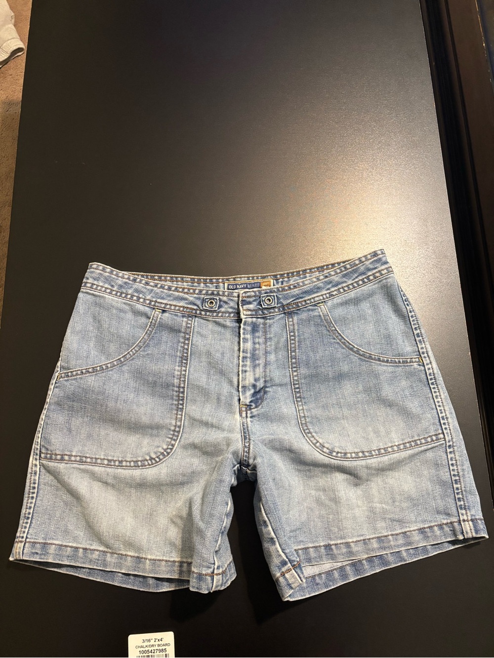 2000s y2k Low rise “just below waste” Old Navy Blue Jeans Shorts